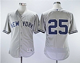 Yankees 25 Gleyber Torres Gray Flexbase Stitched Baseball Jerseys,baseball caps,new era cap wholesale,wholesale hats